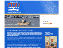Tablet Screenshot of docksidefishmarket.com